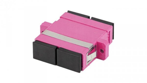Adapter światłowodowy FO MM duplex SC/UPC-SC/UPC purple OM4 LANBERG