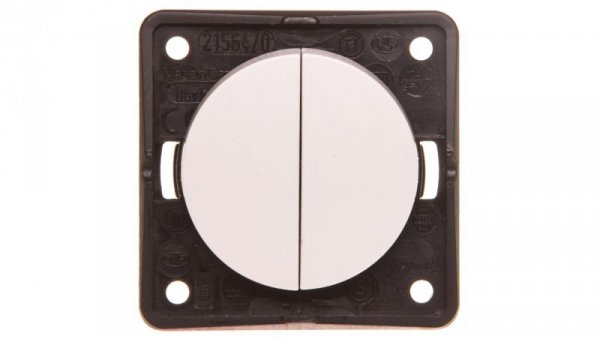 Berker/B.Mobil Łącznik dwubiegunowy 10A IP20 biały 936752509