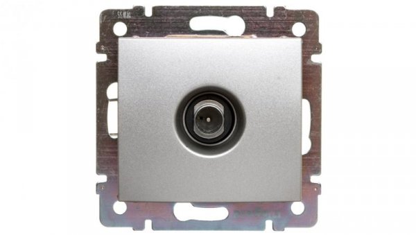 VALENA Gniazdo końcowe TV aluminium 770130