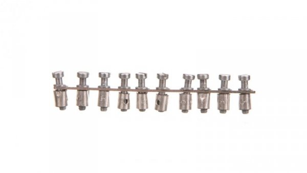 Mostek poprzeczny 10-torowy, raster 6,1mm szary Q 10 AKZ4 0368600000