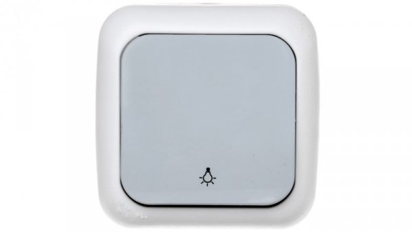 Palmiye Łącznik Zwierny Z Symbolem Światło, Kolor Szary / 90555503