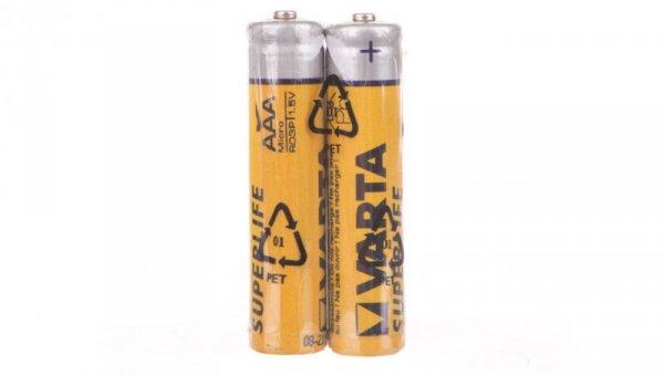 Bateria cynkowo-węglowa R03P / AAA /foliowane/ SUPERLIFE /2szt./