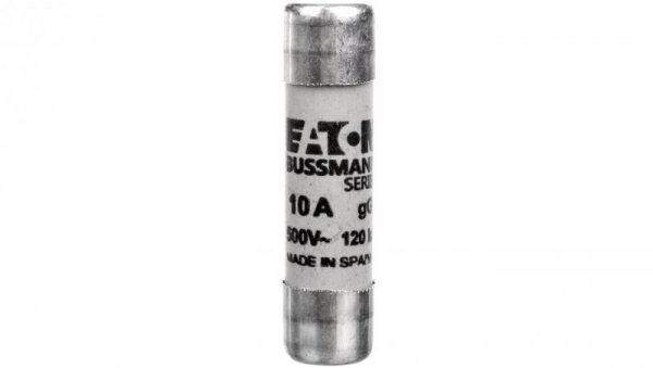 Wkładka bezpiecznikowa cylindryczna 10x38mm 10A gG 500V C10G10
