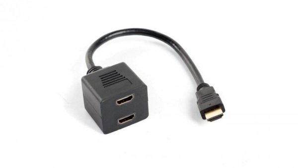 Rozdzielacz/Splitter HDMI 1/2-portowy AD-0019-BK