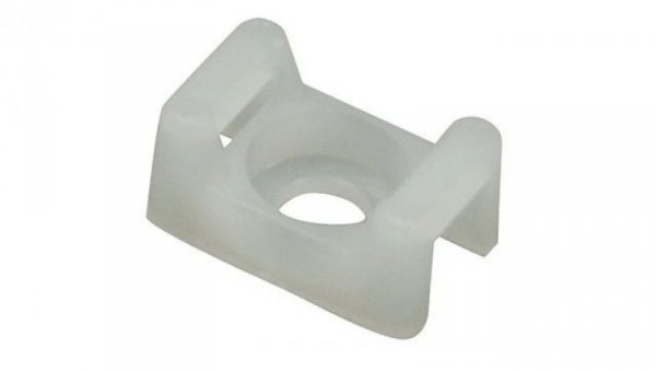Uchwyt do mocowania opasek STM 5 biały 222711 /25szt /