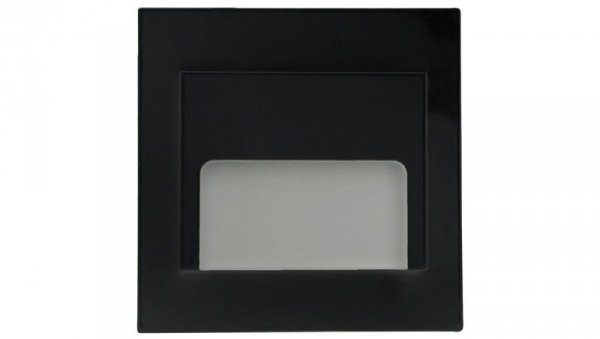 Oprawa Ontario czarna 1,5W 12VDC ciepła 9 led smd 3014 kwadrat do puszki fi 60