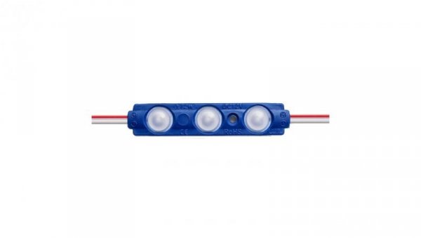 Moduł 160st 3 led 2835 0,72W niebieski 12VDC