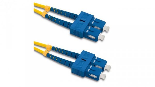 Qoltec Patchcord światłowodowy SC/UPC - SC/UPC Singlemode 9/125 G652D Duplex 2m