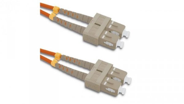 Qoltec Patchcord światłowodowy SC/UPC - SC/UPC Multimode 50/125 OM2 Duplex 5m