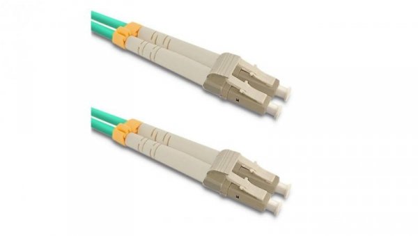 Qoltec Patchcord światłowodowy LC/UPC - LC/UPC Multimode 50/125 OM3 Duplex 15m