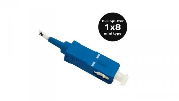 Qoltec Splitter 1x8 SC/PC - SC/PC G.657A Singlemode 0.9 mm