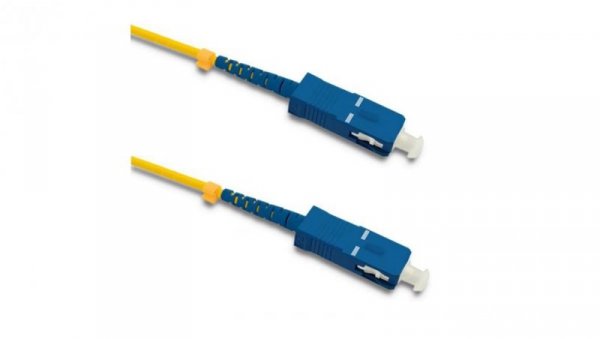 Qoltec Patchcord światłowodowy SC/UPC - SC/UPC Singlemode 9/125 G652D Simplex 1m