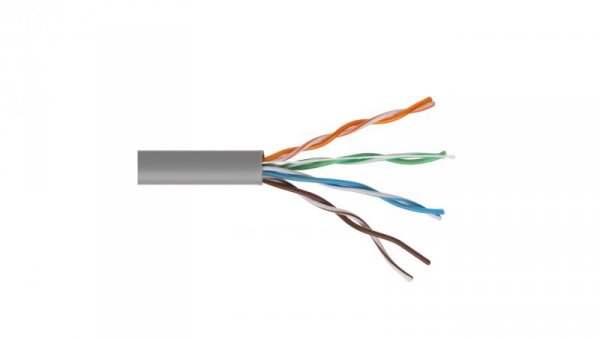 Kabel skrętka UTP Cat 5e 4*2*50 CCA 100m Maclean MCTV-579 RJ45 MCTV-579