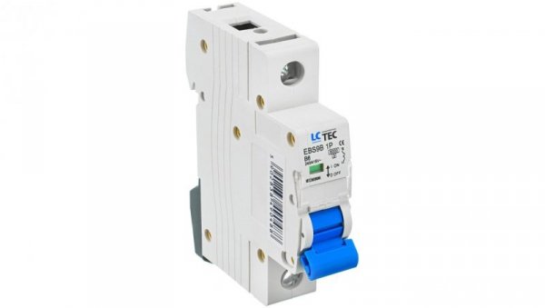 Wyłącznik nadprądowy 1P B 6A 6kA AC LC-Tec EBS9B-1B/6 LCTEC-EBS9B-1B/6