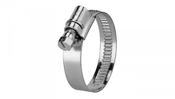 Opaska zaciskowa ze stali ulepszonej 1.4016 AISI430 , 25-40 mm , szer. 9mm 158/25-40/W2