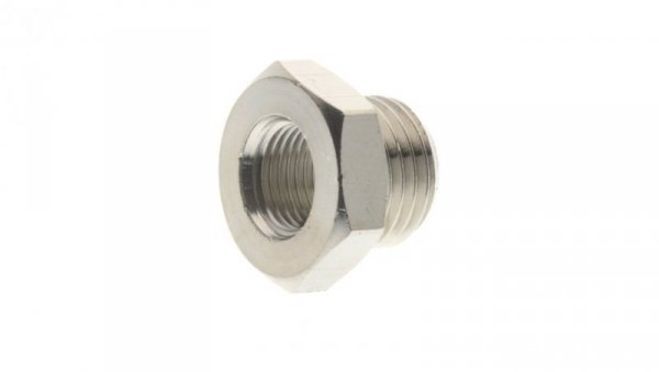 Redukcja mosiężna niklowana z G1/4z na G1/8w, 2090 1/4-1/8
