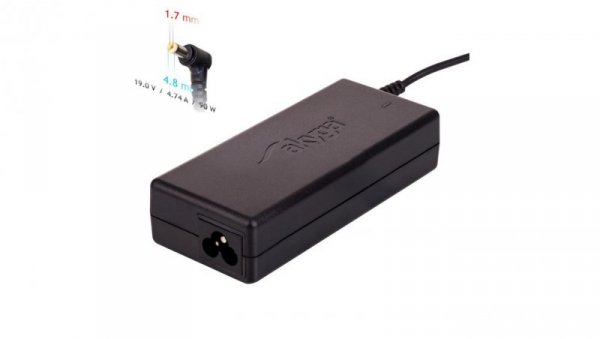 Zasilacz do notebooka Akyga AK-ND-08 19V / 4.74A 90W 4.8 x 1.7 mm HP 1.2m
