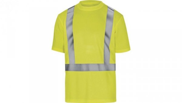 T-shirt ostrzegawczy z poliestru kolor żółty rozmiar 3XL COMETJA3X