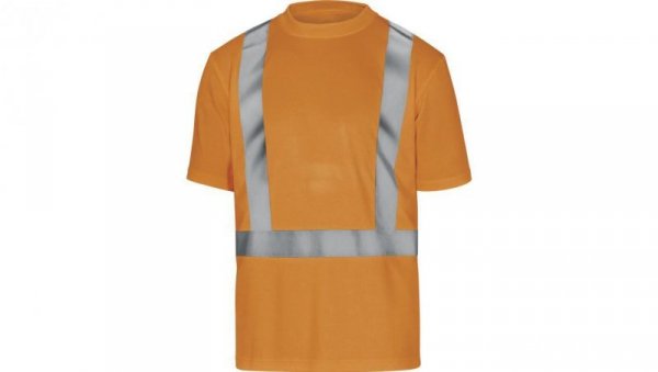 T-shirt ostrzegawczy z poliestru kolor pomarańczowy rozmiar 3XL COMETOR3X