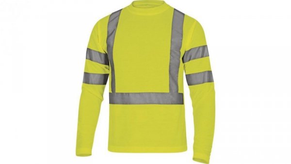 Odblaskowa koszulka długi rękaw Pika 100 poliester 235 G/M2kolor żółty rozmiar 3XL STARJA3X