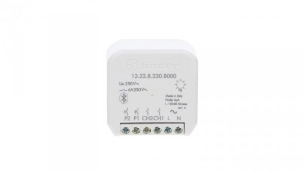 Przekaźnik wielofunkcyjny (oświetlenie, wentylacja) Bluetooth/Wi-fi Yesly 2P 16A 230V AC 13.22.8.230.B000