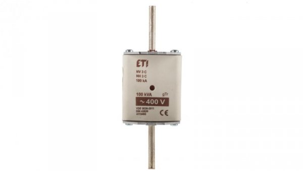 Wkładka bezpiecznikowa NH3C 144A gTr 400V 100kVA 004115402