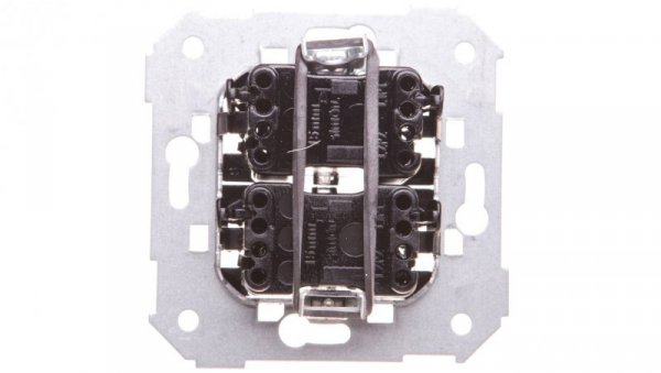 Simon 82 Przycisk podwójny z podświetleniem mechanizm, szybkozłącza, 75393-39