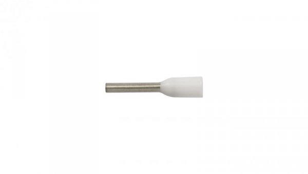 Końcówka tulejkowa izolowana TI 0,5mm2/8mm biała cynowana TI0,5L8 /100szt./