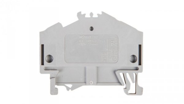 Złączka szynowa 3-przewodowa 2,5mm2 szara 280-641