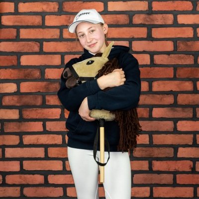 Hobby Horse Skippi - koń na kiju - Karmel