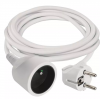 Przedłużacz 1-gniazdo z/u 2m /H05VV-F 3x1/ biały P0112