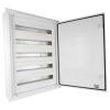 Rozdzielnica modułowa 5x24 podtynkowa IP54 DARP-120 drzwi alum. biały 9.524