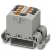 Blok rozdzielczy PTFIX 6/6X2,5-NS35A GY, szare złącze przemysłowe - 6 punktów przyłączeniowych o przekroju 2,5mm2