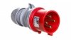 Wtyczka przenośna 32A 4P 400V czerwona IP44 TURBO SHARK 024-6TT