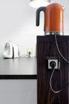 Simon 54 Gniazdo komputerowe pojedyncze RJ45 kat.6 z przesłoną białe D61.01/11