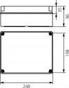 Puszka hermetyczna natynkowa248x198x96mm IP44 szara PH-4A.3 28.43