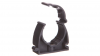 Uchwyt zamknięty do rur 25mm szary UZ 25 SZ 10224 /100szt./