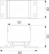 Blok rozdzielczy 2x4-50mm2/2x4-35mm2/3x2,5-25mm2 szary montaż płaski i na szynie TH DB2-S 48.23