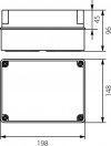Obudowa 148x198x96mm IP65 z szyną OH-3B.1 Hermet Box 29.35