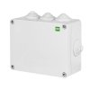 INDUSTRIAL Puszka hermetyczna n/t 130x95x58 z 8 dławnicami IP55 szara 2703-02