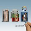 Blok rozdzielczy PTFIX 6/6X2,5-NS35A GY, szare złącze przemysłowe - 6 punktów przyłączeniowych o przekroju 2,5mm2