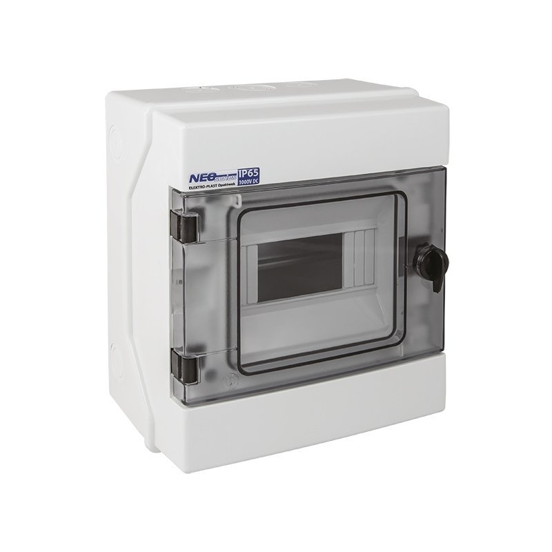 Rozdzielnica hermetyczna modułowa (500V AC ,1000V DC) 1x6 natynkowa IP65 RH-6 36.6