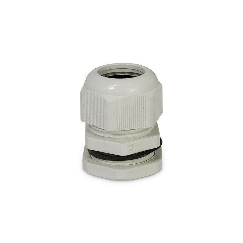 Dławnica kablowa fi 3-6,5mm M12 IP65 szara tworzywo 34.512