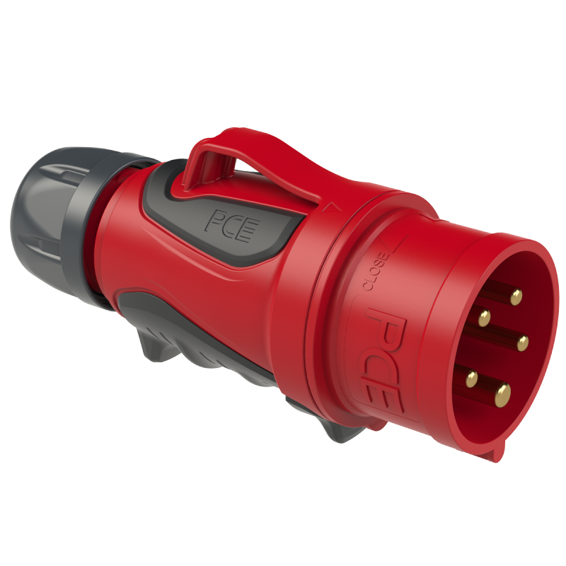 Wtyczka przenośna 16A 5P 400V 6h IP44/54 GRIP 0153-6