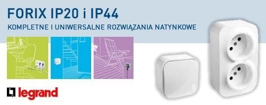 FORIX Łącznik świecznikowy biały 782362