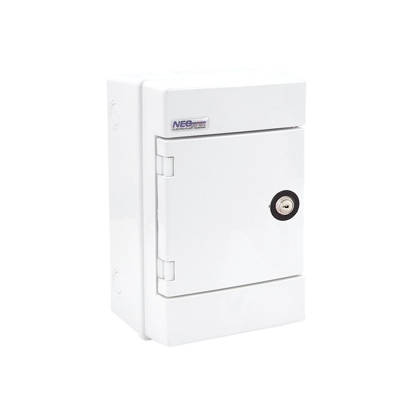 Rozdzielnica hermetyczna modułowa (500V AC ,1000V DC) 1x4 natynkowa IP65 RH-4ZB (z zamkiem) 36.06