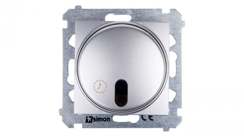 Simon 54 Łącznik z opóźnieniem wyłaczenia srebrny mat DWC10T.01/43