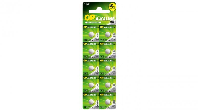 Bateria alkaliczna do zegarka LR41 192 1,5V GP BLISTER 10szt.