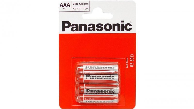 Bateria R03/4BP (AAA) PANASONIC (blister 4 szt.)