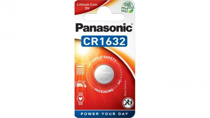 Bateria CR1632 1BL PANASONIC 3V 140mAh (1 szt.)